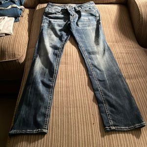 Buckle black jeans